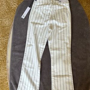 Joes crop pants in off white